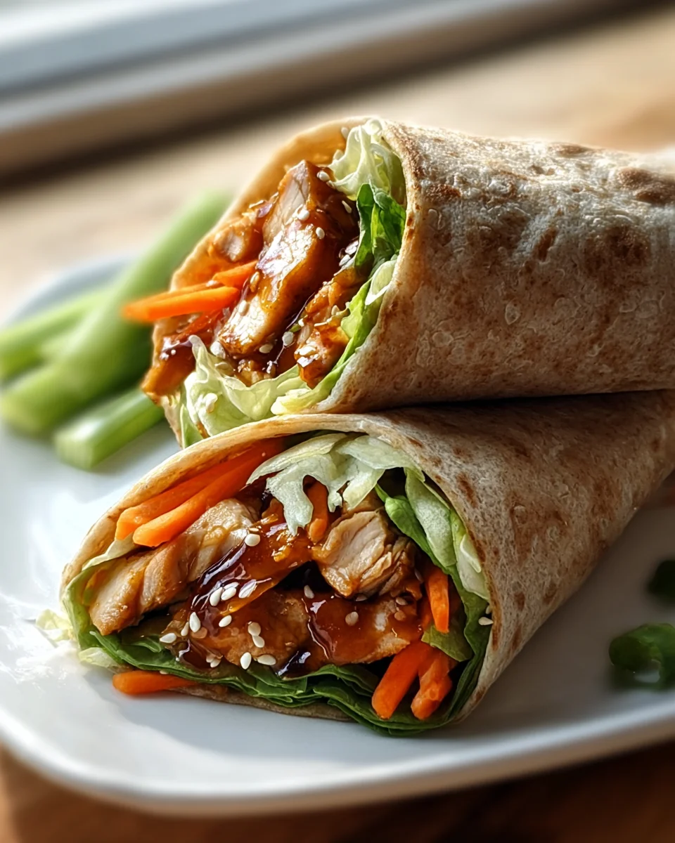 Delicious Teriyaki Chicken Wrap Recipe for Quick Meals!