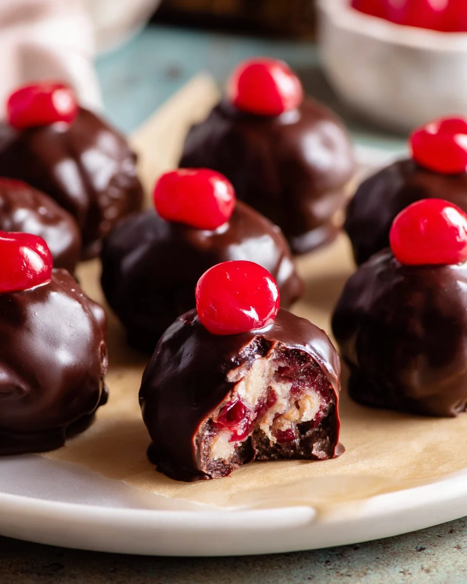 Delicious Cherry Bourbon Extract Balls - Irresistible Treats!