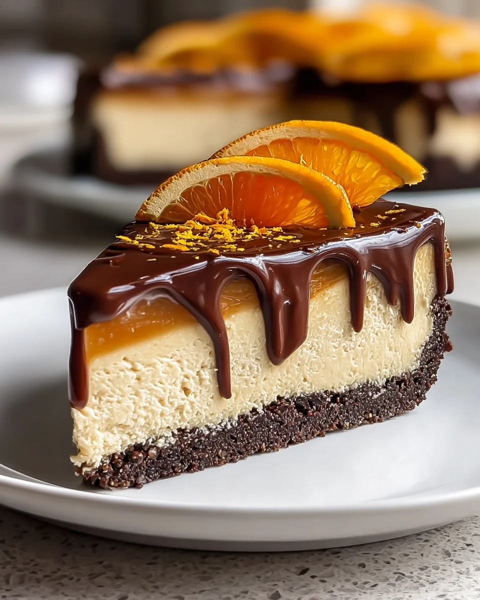 Indulge in Chocolate Orange Cheesecake: A Decadent Delight