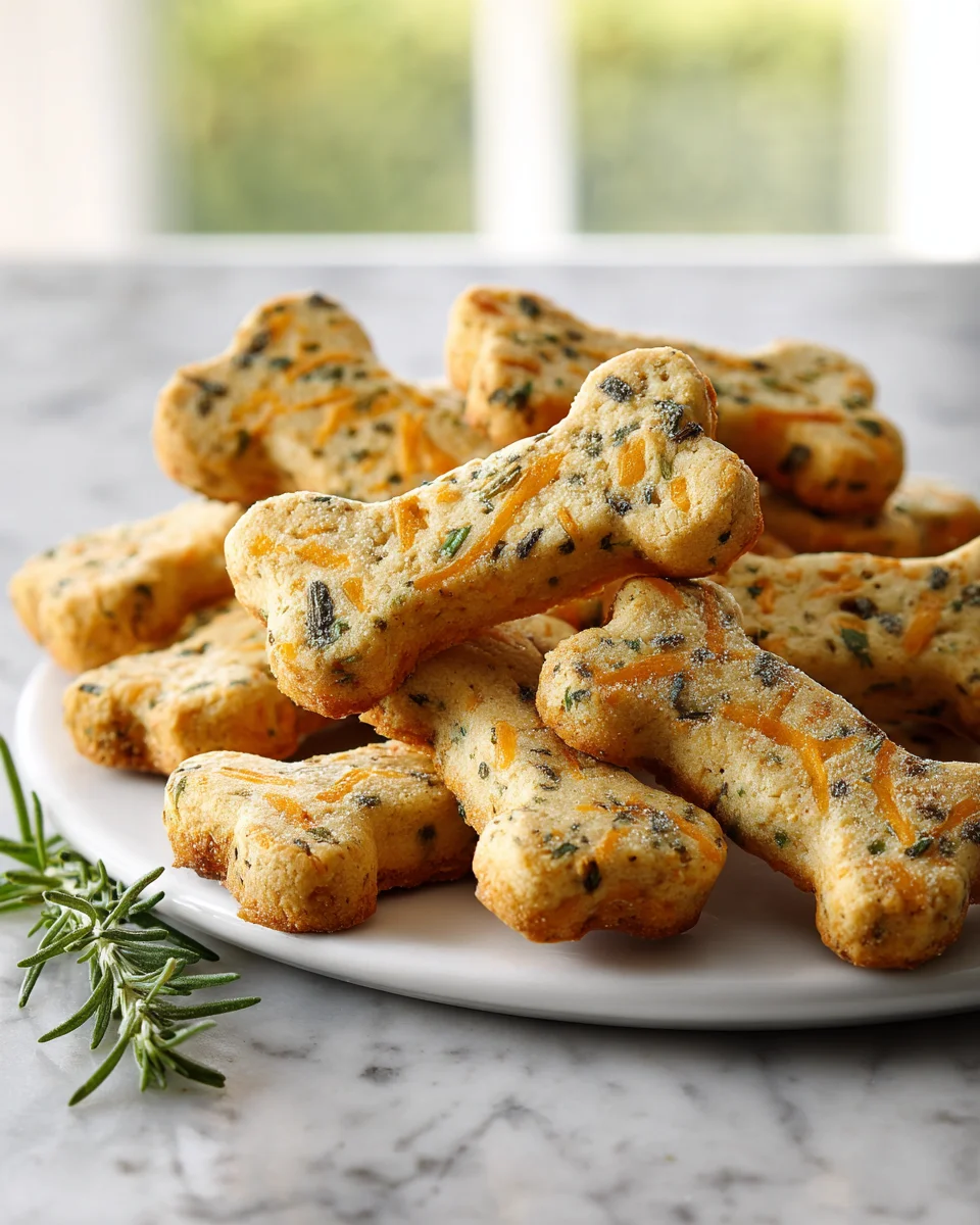 Cheesy Herb Baked Dog Treats: Tasty & Healthy Snack!