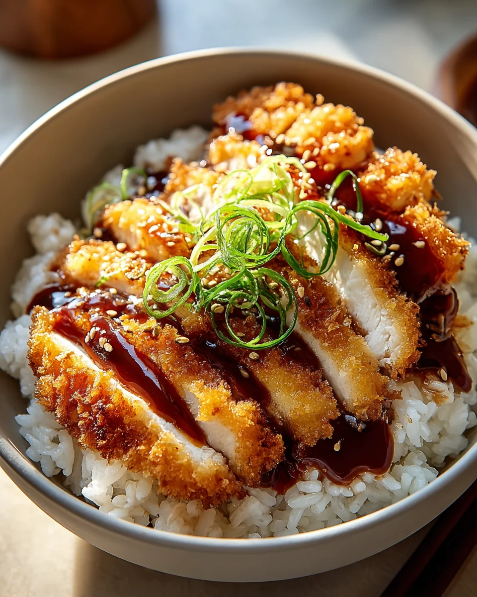 Irresistible Beef Katsu Bowls with Tonkatsu Sauce Recipe