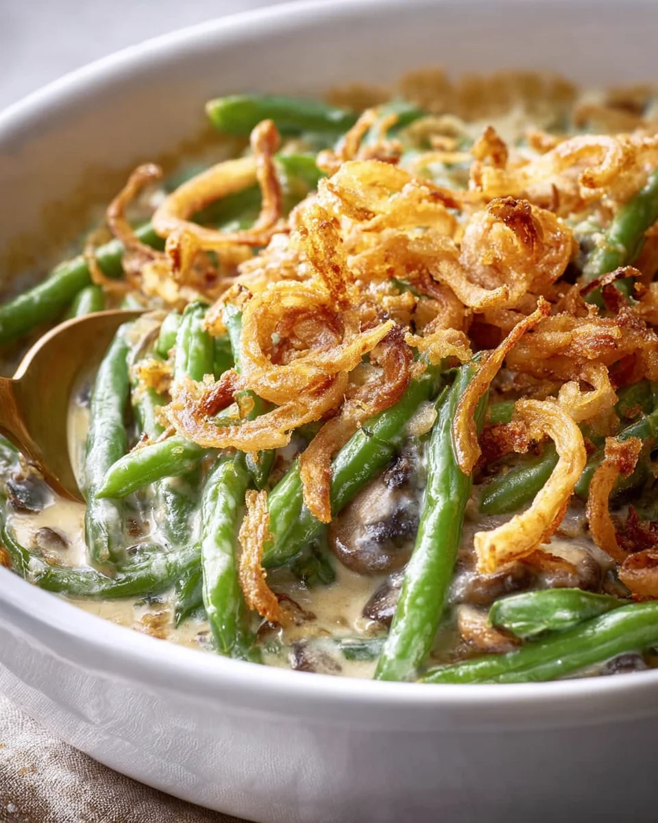 Irresistible Campbell's Green Bean Casserole Recipe Delight