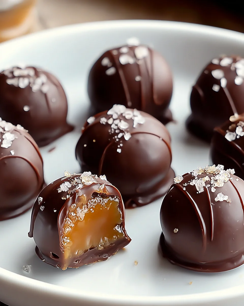 Mouthwatering Salted Caramel Fudge Truffles Recipe to Try!