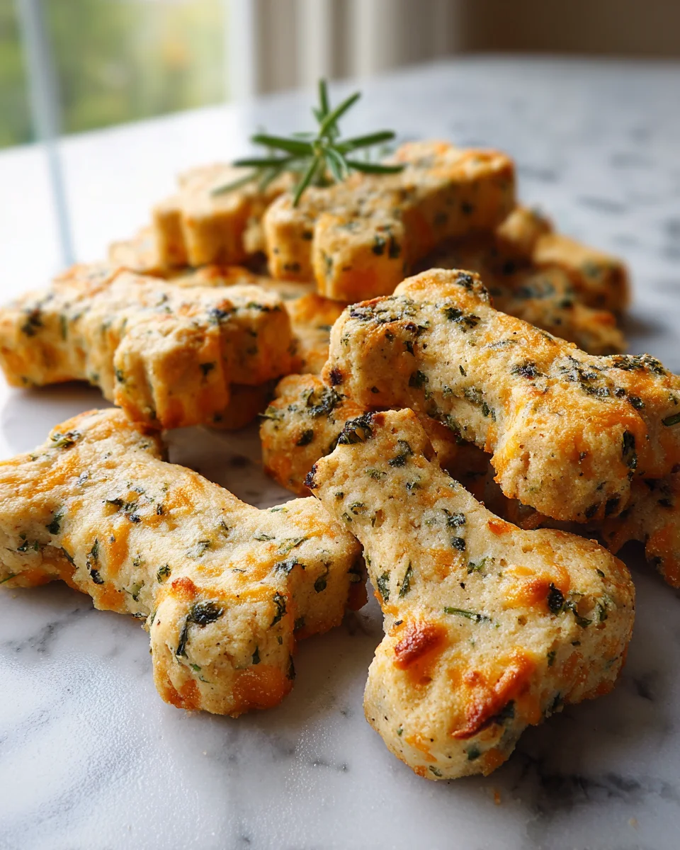 Cheesy Herb Baked Dog Treats: Tasty & Healthy Snack!