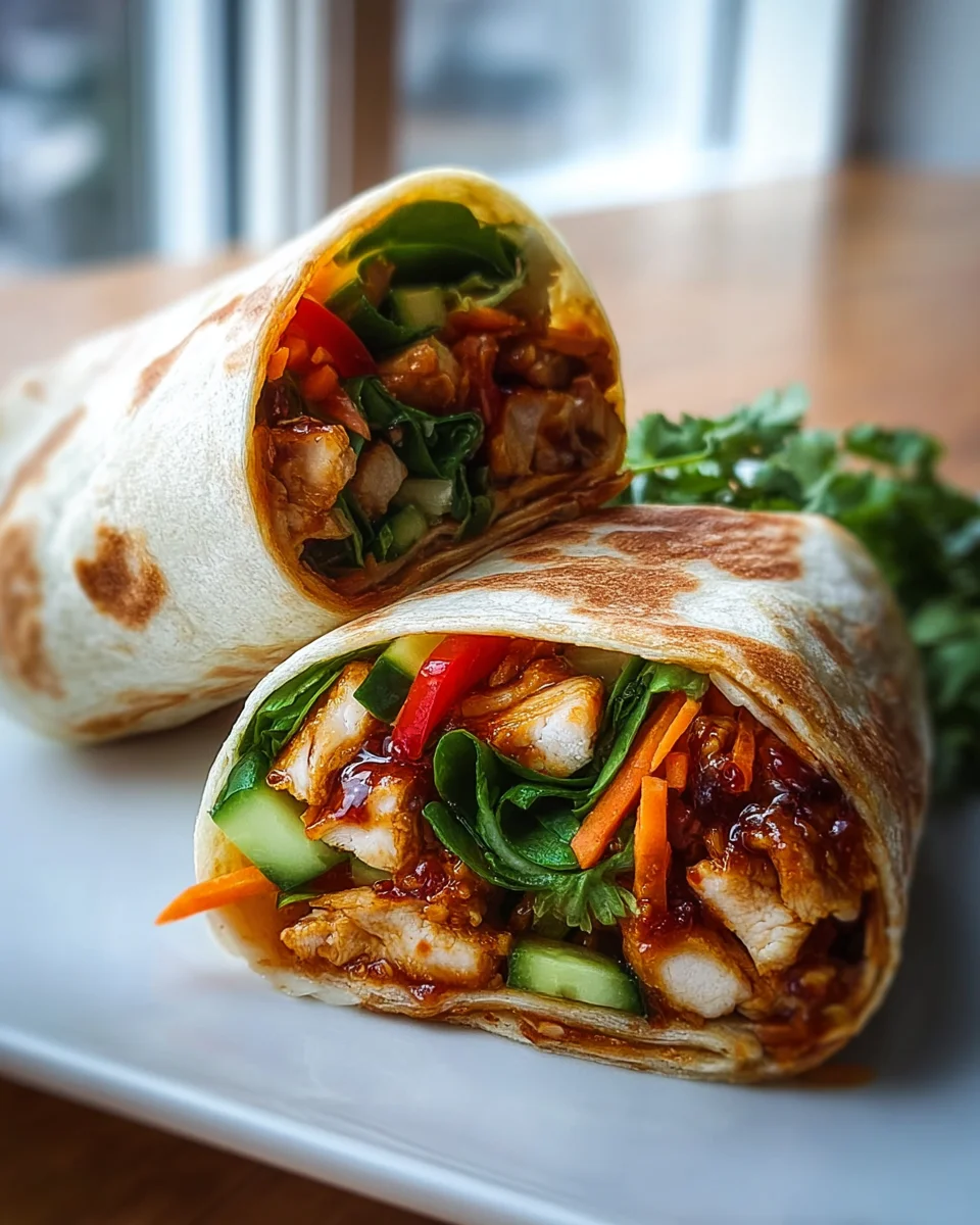 Delicious Sweet Chili Chicken Wraps Recipe for Easy Meals