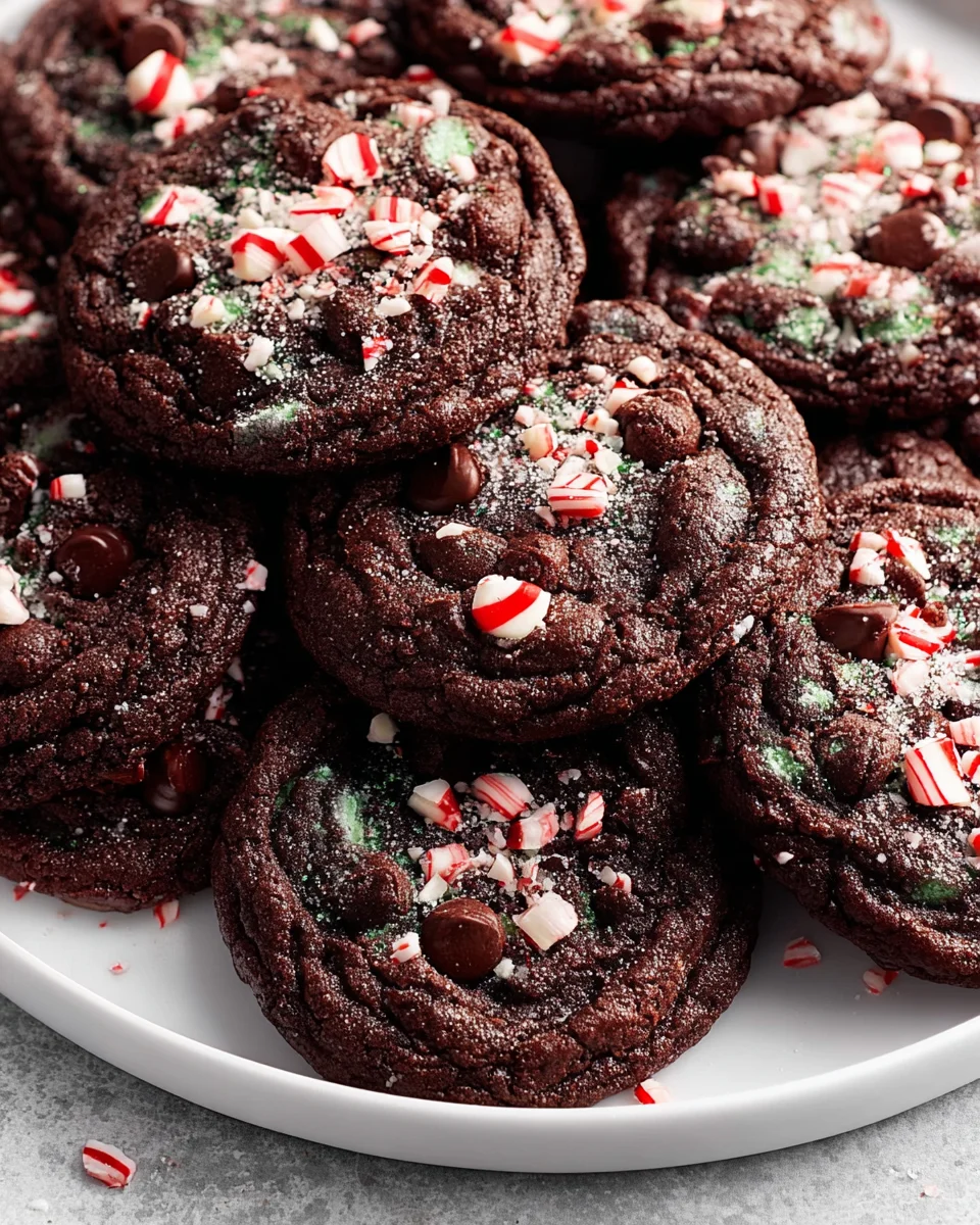 Festive Double Chocolate Peppermint Cookies: A Must-Try!