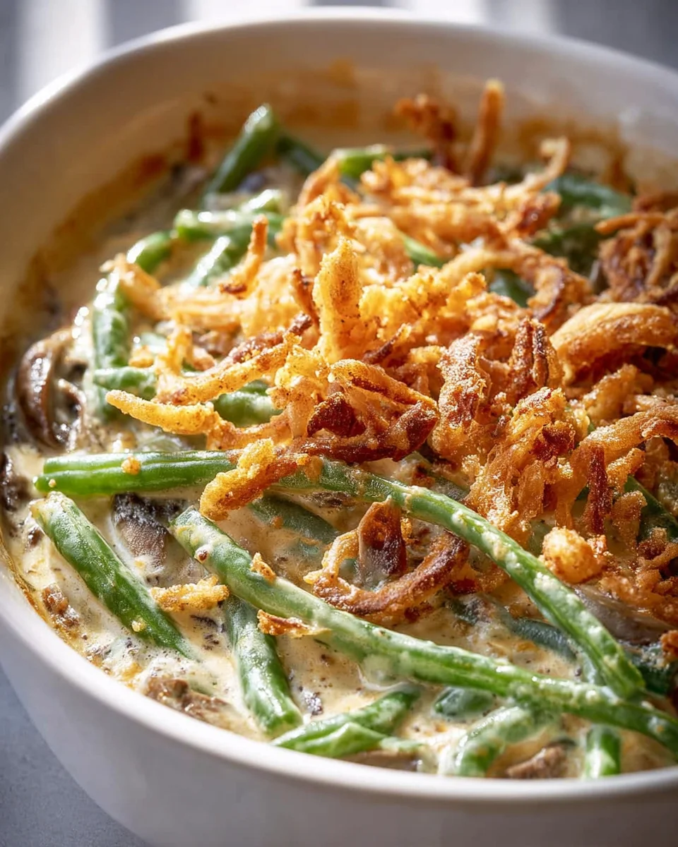 Irresistible Campbell's Green Bean Casserole Recipe Delight