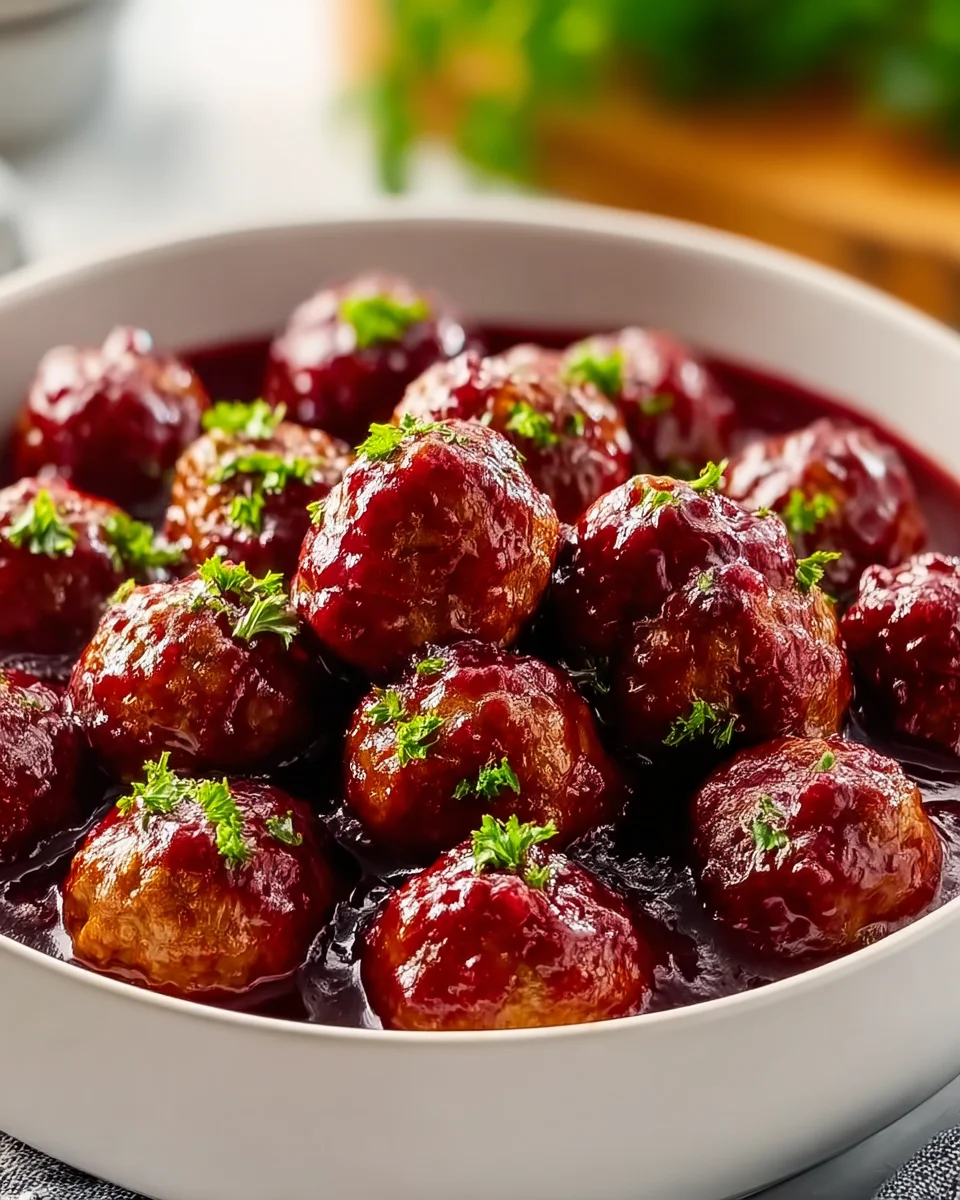 Quick Christmas Cranberry Meatballs: Easy Festive Recipe!