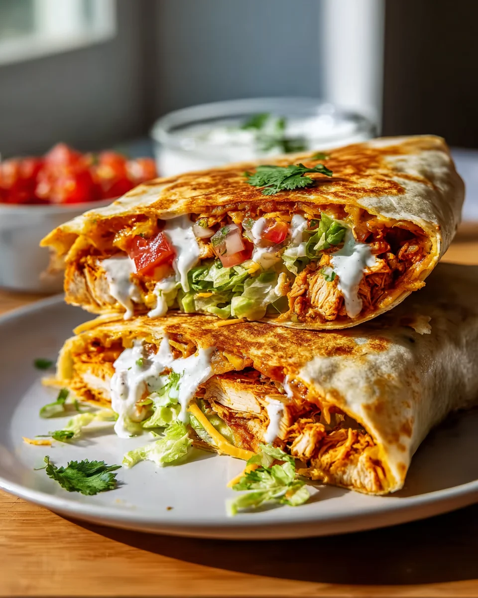 Healthy Chicken Crunch Wrap Recipe for a Delicious Meal!