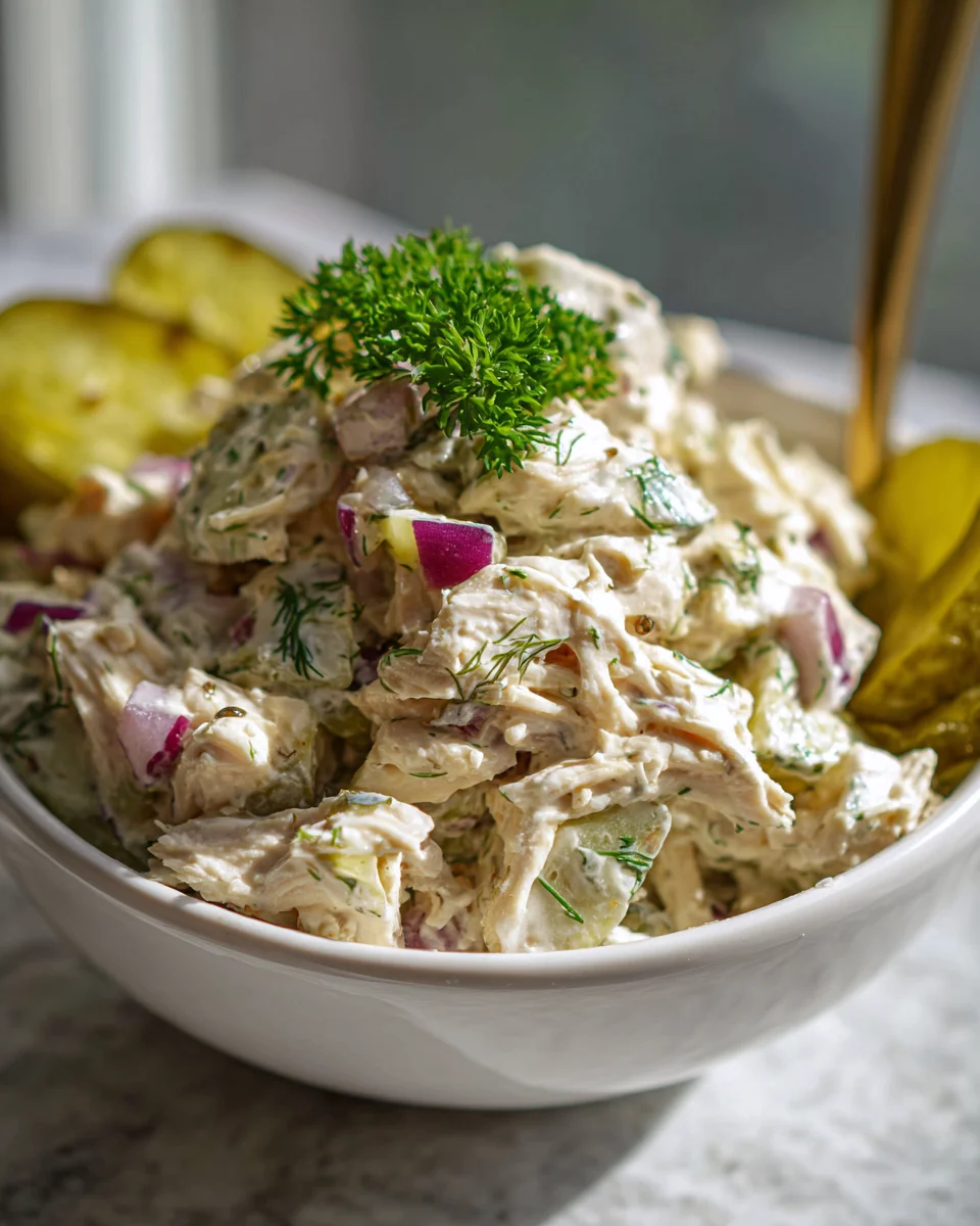 Zesty Dill Pickle Chicken Salad – The Ultimate Recipe