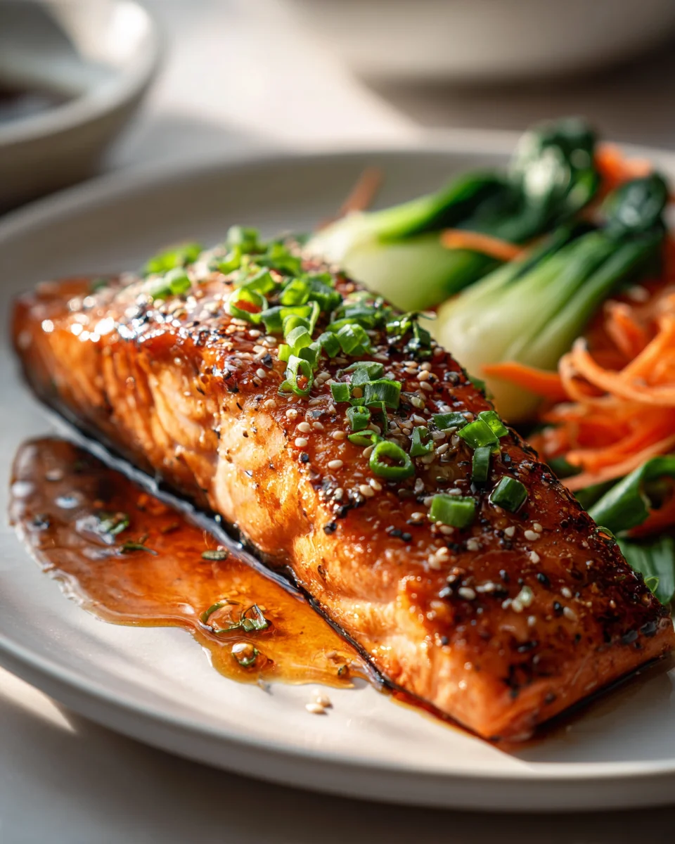 Honey Soy Glazed Salmon Skillet - Dinner in Mins!