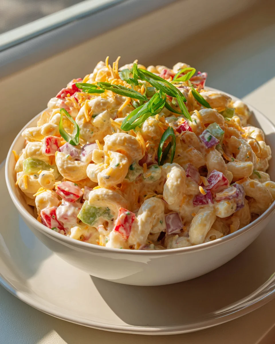 Guy Fieri's Savory Macaroni Salad: Flavor Town Approved!