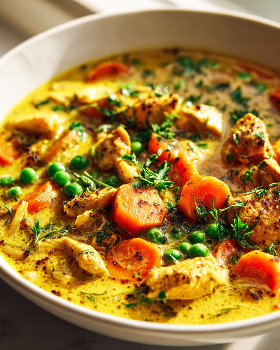 Nourishing Anti-Inflammatory Turmeric Chicken Soup