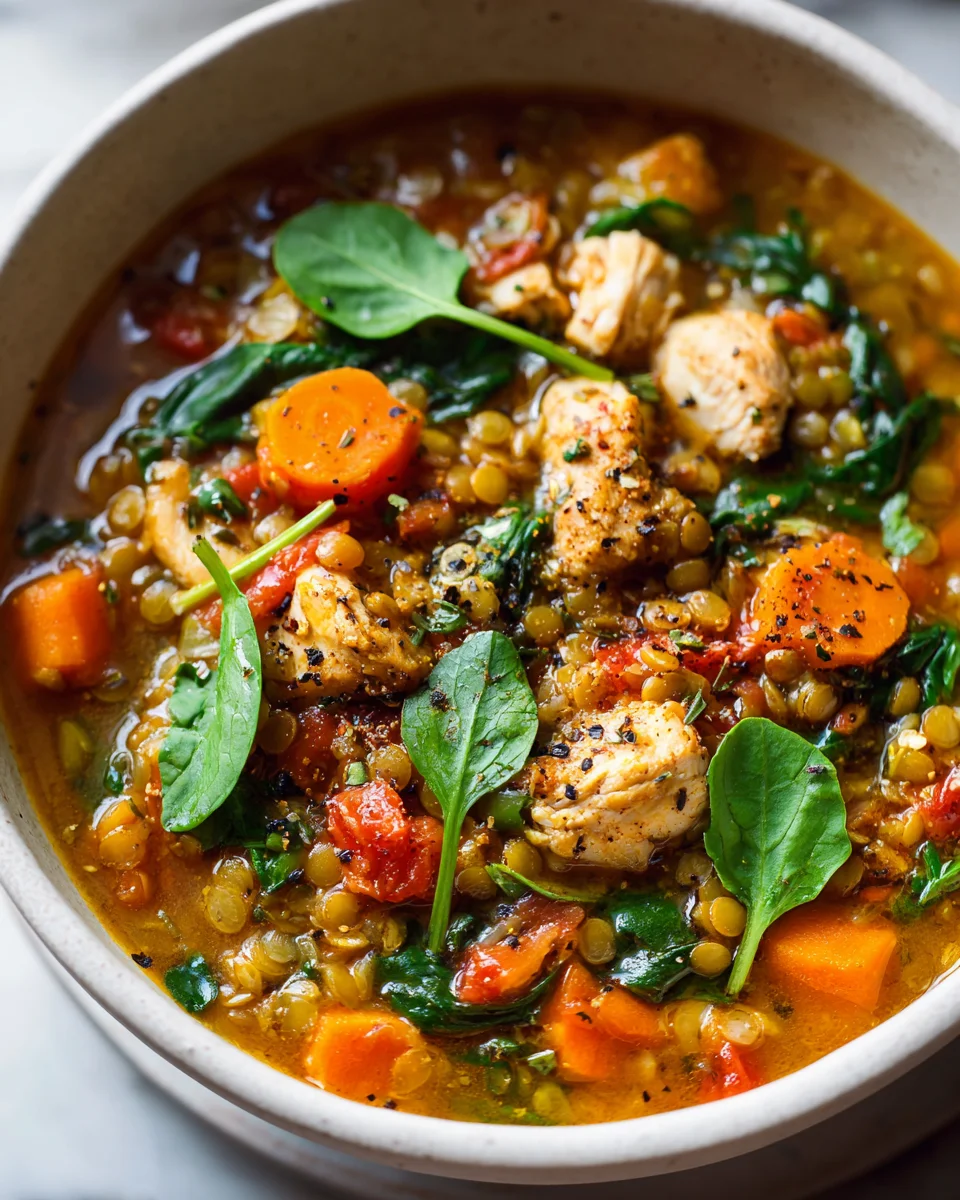 Easy Chicken Lentil Soup: Healthy, Hearty & Simple Recipe