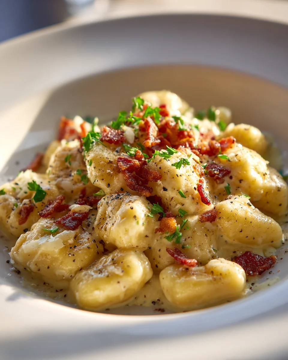 Creamy Beef Carbonara With Gnocchi: A Must-Try Dish!