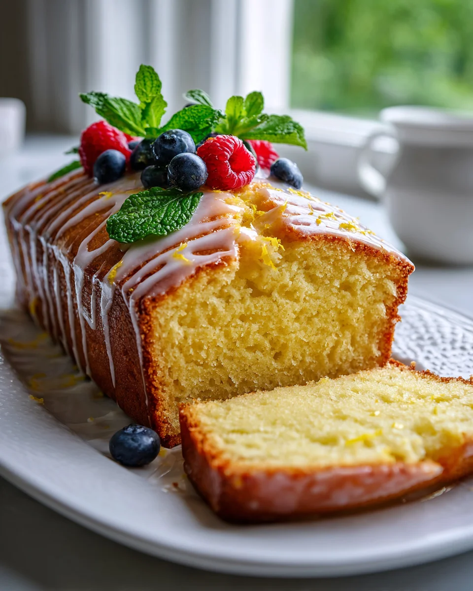 Irresistible Healthy Greek Yogurt Lemon Loaf Cake