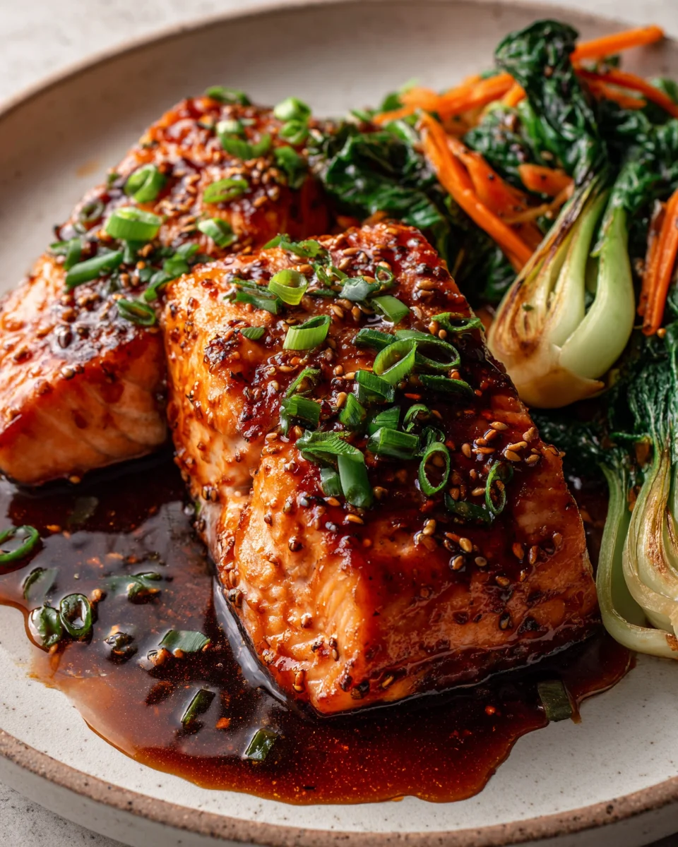 Honey Soy Glazed Salmon Skillet - Dinner in Mins!