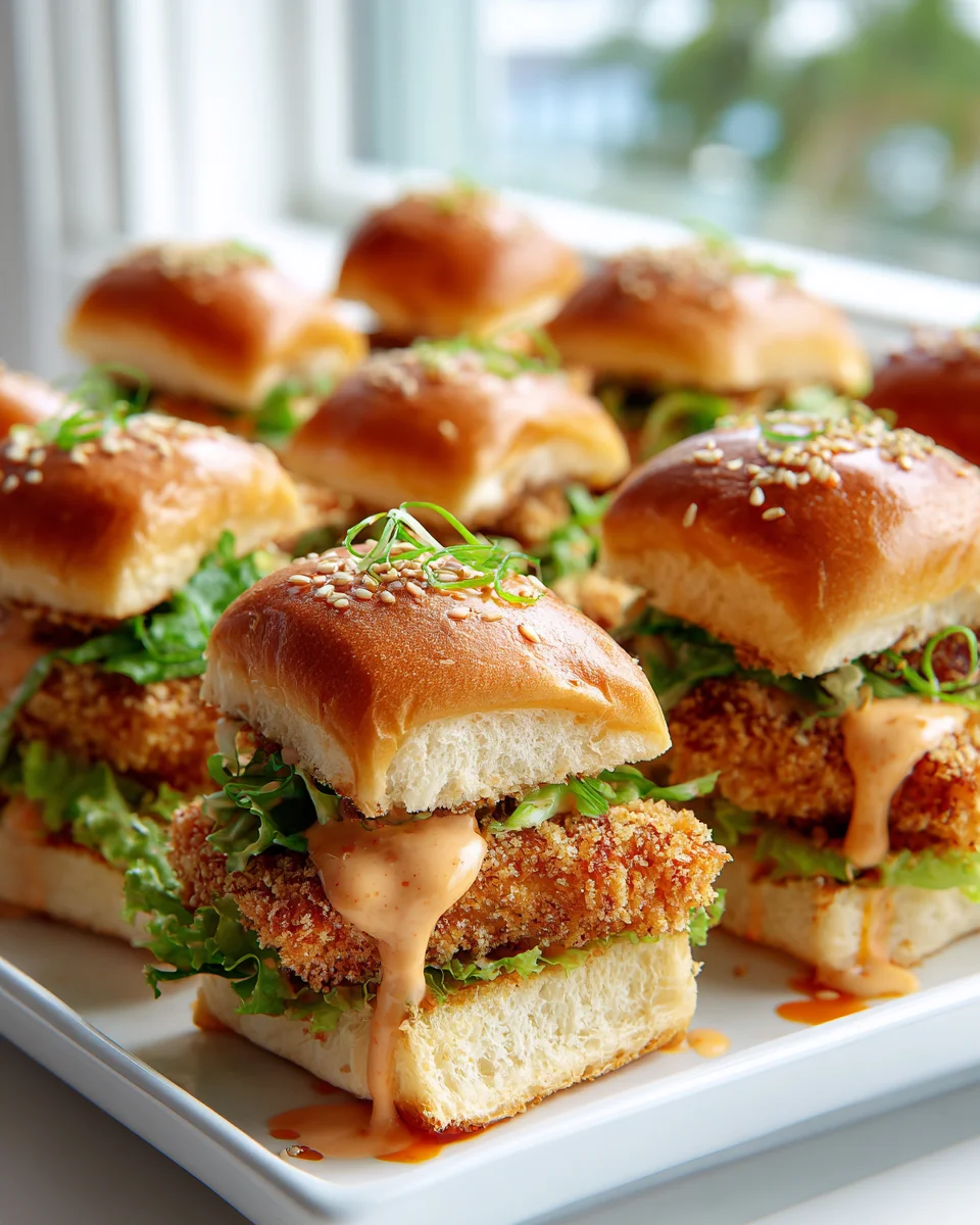 Easy Bang Bang Chicken Sliders Recipe - Weeknight Winner!