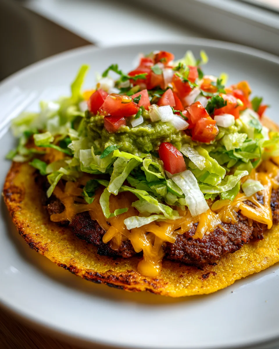Crispy Smash Burger Tacos: Griddle-Cooked Deliciousness!