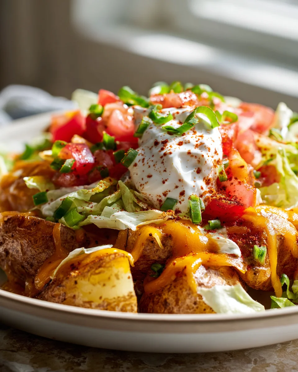 The Best Loaded Potato Taco Bowl Recipe for Dinner Tonight