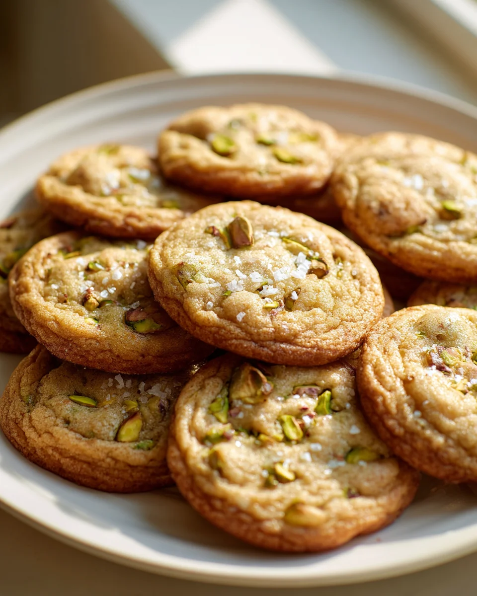 Brown Butter Pistachio Cookies: Gourmet Twist Recipe