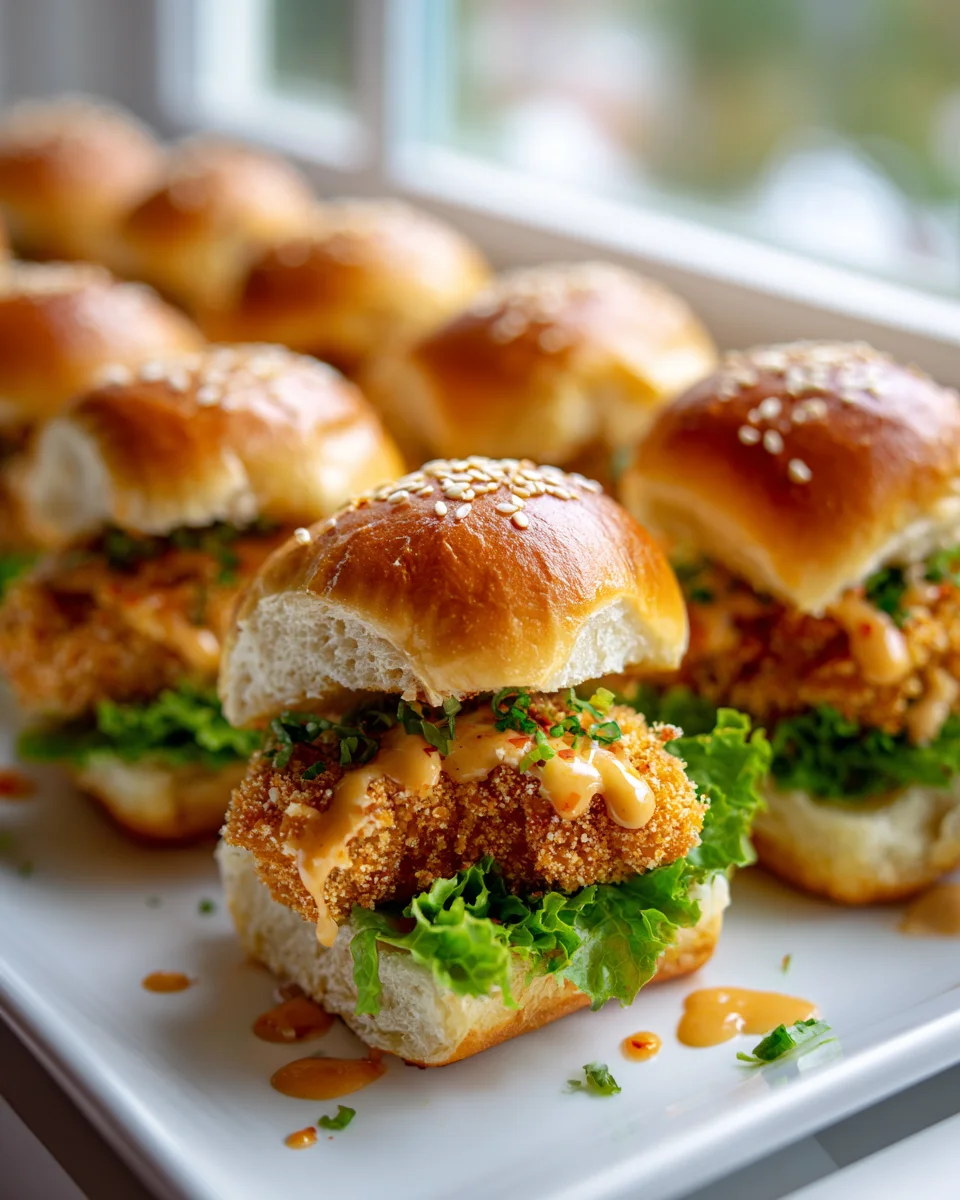 Easy Bang Bang Chicken Sliders Recipe - Weeknight Winner!