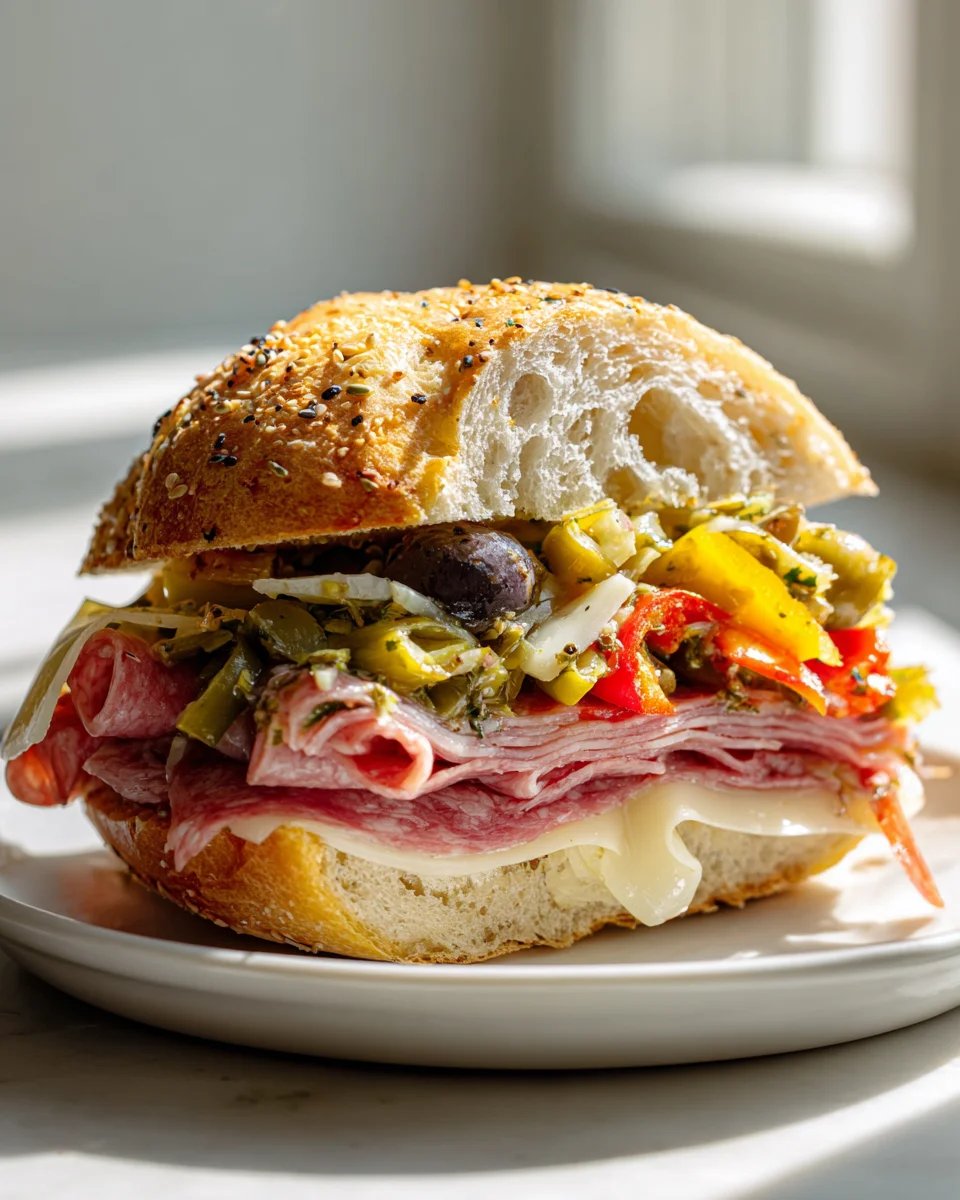 The Best Classic Italian Muffuletta Sandwich You'll Love
