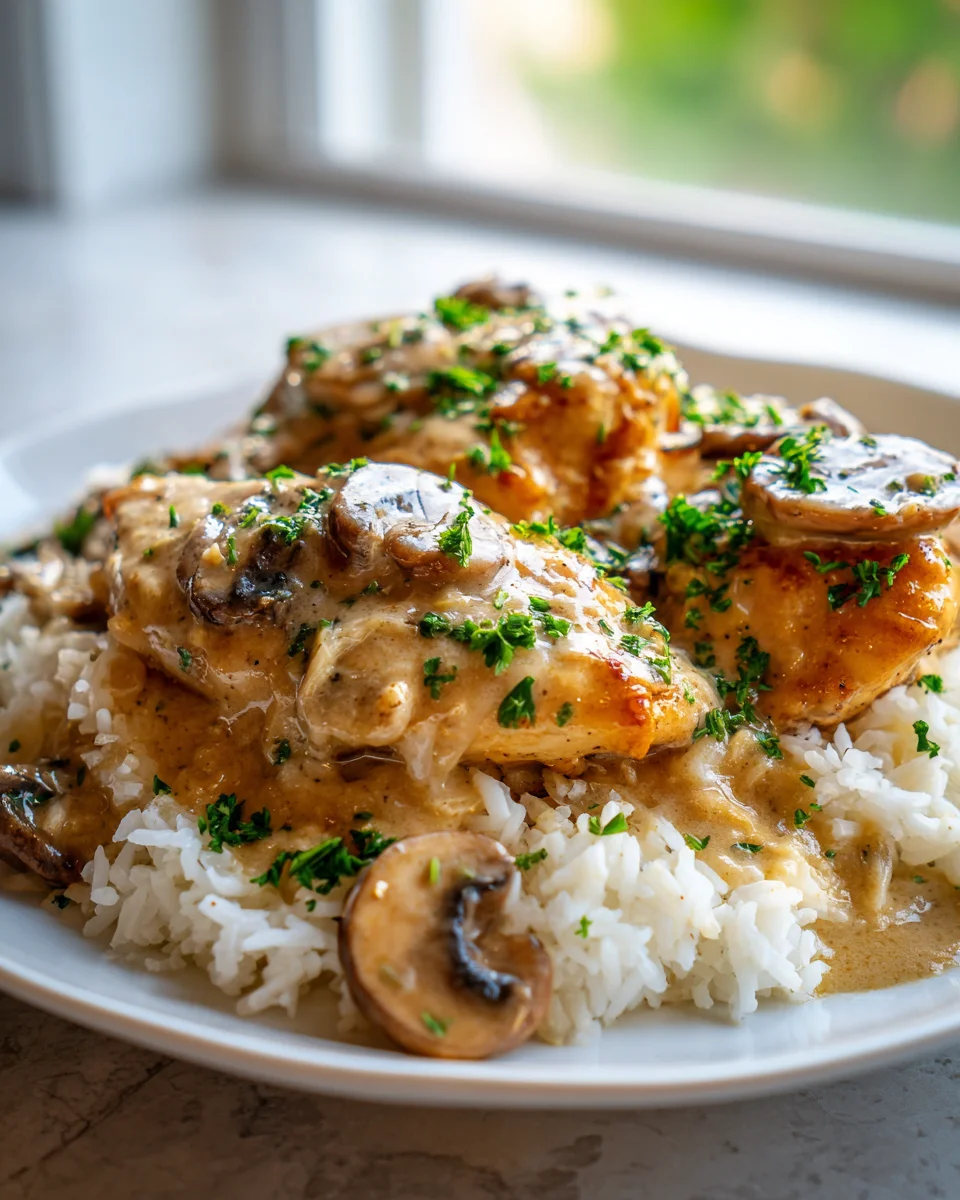 Best Smothered Chicken & Rice: Irresistible Dinner Recipe