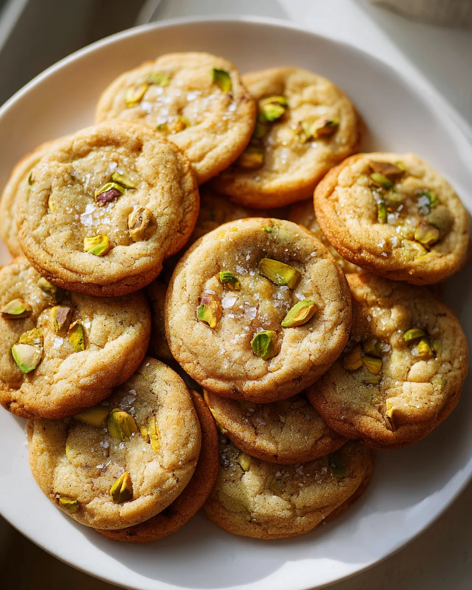 Brown Butter Pistachio Cookies: Gourmet Twist Recipe