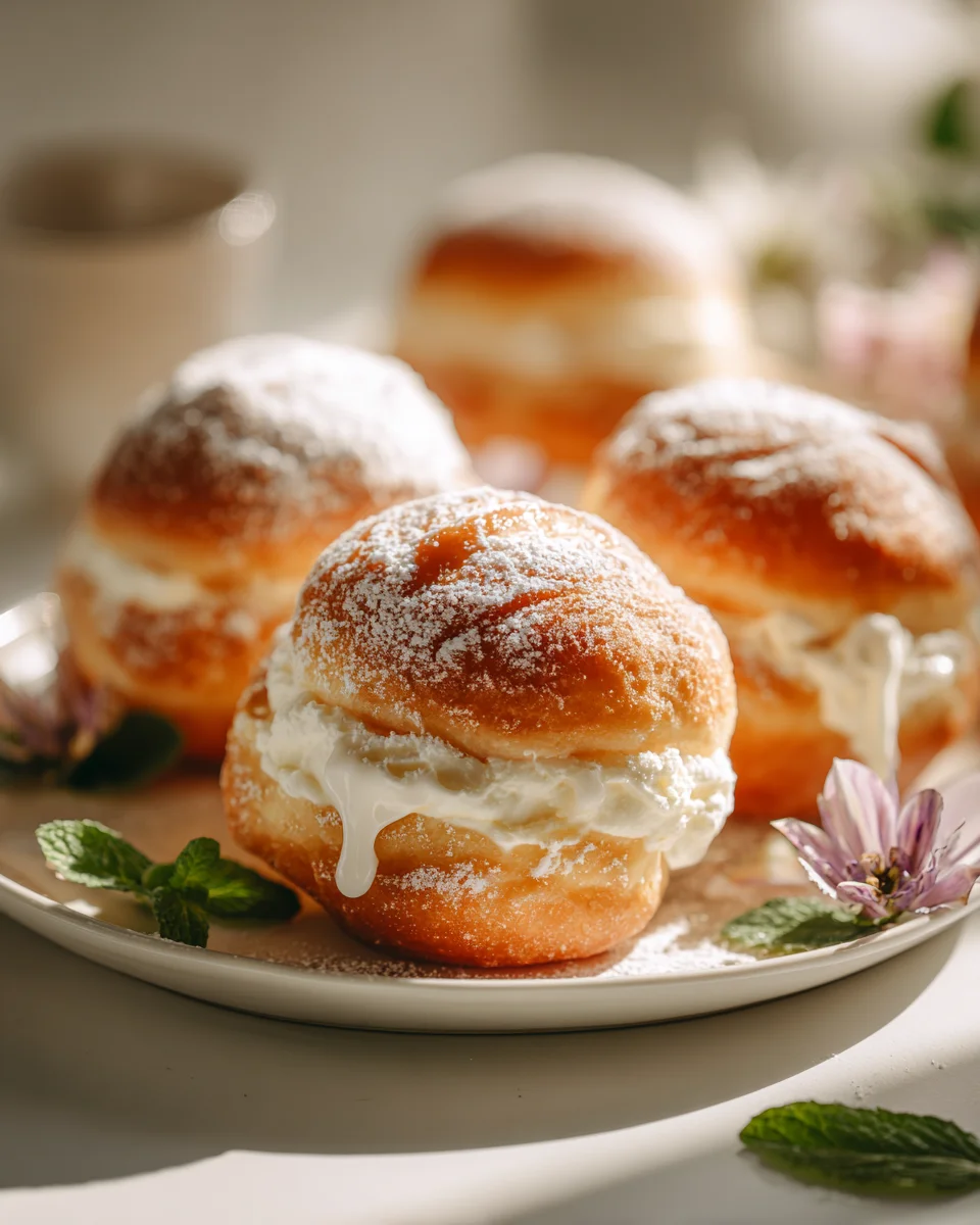 Korean Milk Cream Donut Recipe: Soft, Sweet & Irresistible