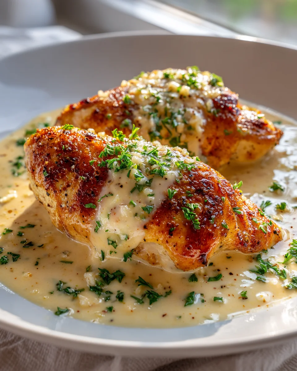 Creamy Garlic Parmesan Chicken Breast Recipe for Dinner Delight