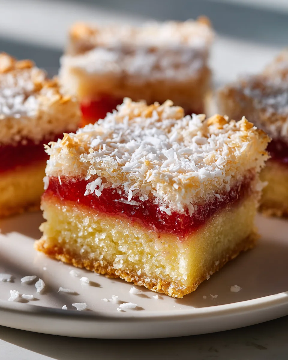 Easy Coconut Jam Slice - Your New Favorite Sweet Treat!
