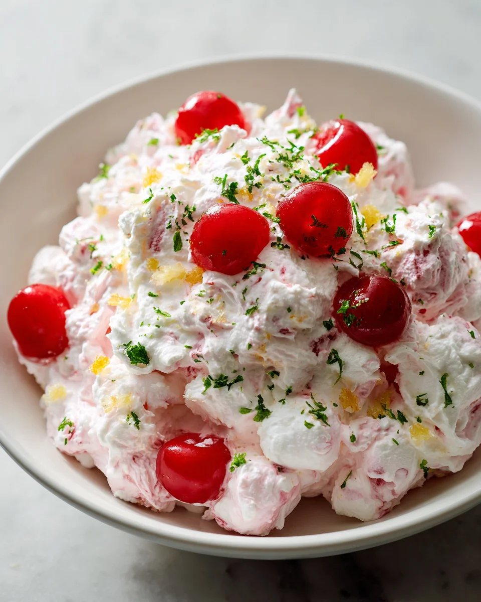 Cherry Fluff Salad: Quick & Easy Dessert in Minutes!