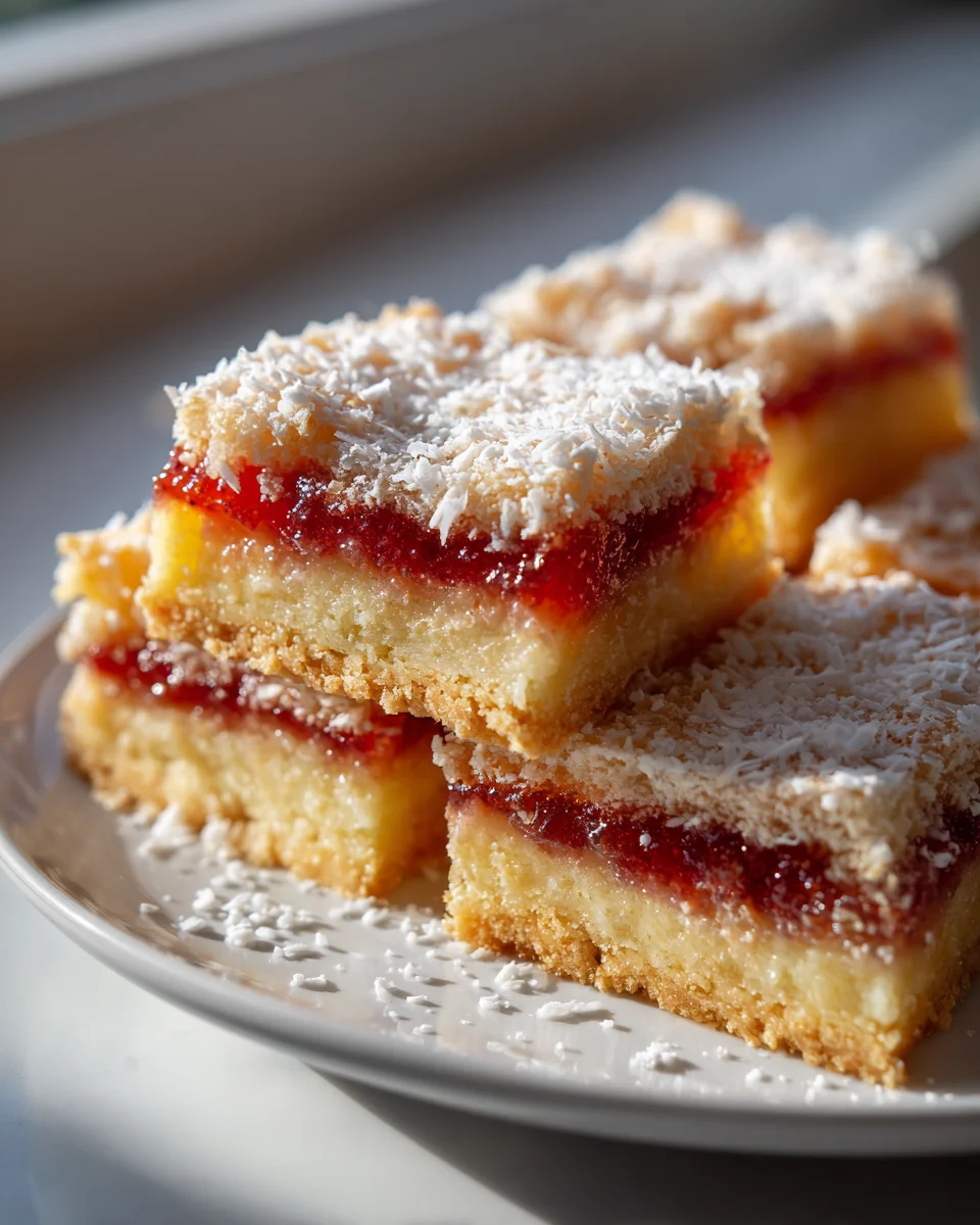 Easy Coconut Jam Slice - Your New Favorite Sweet Treat!