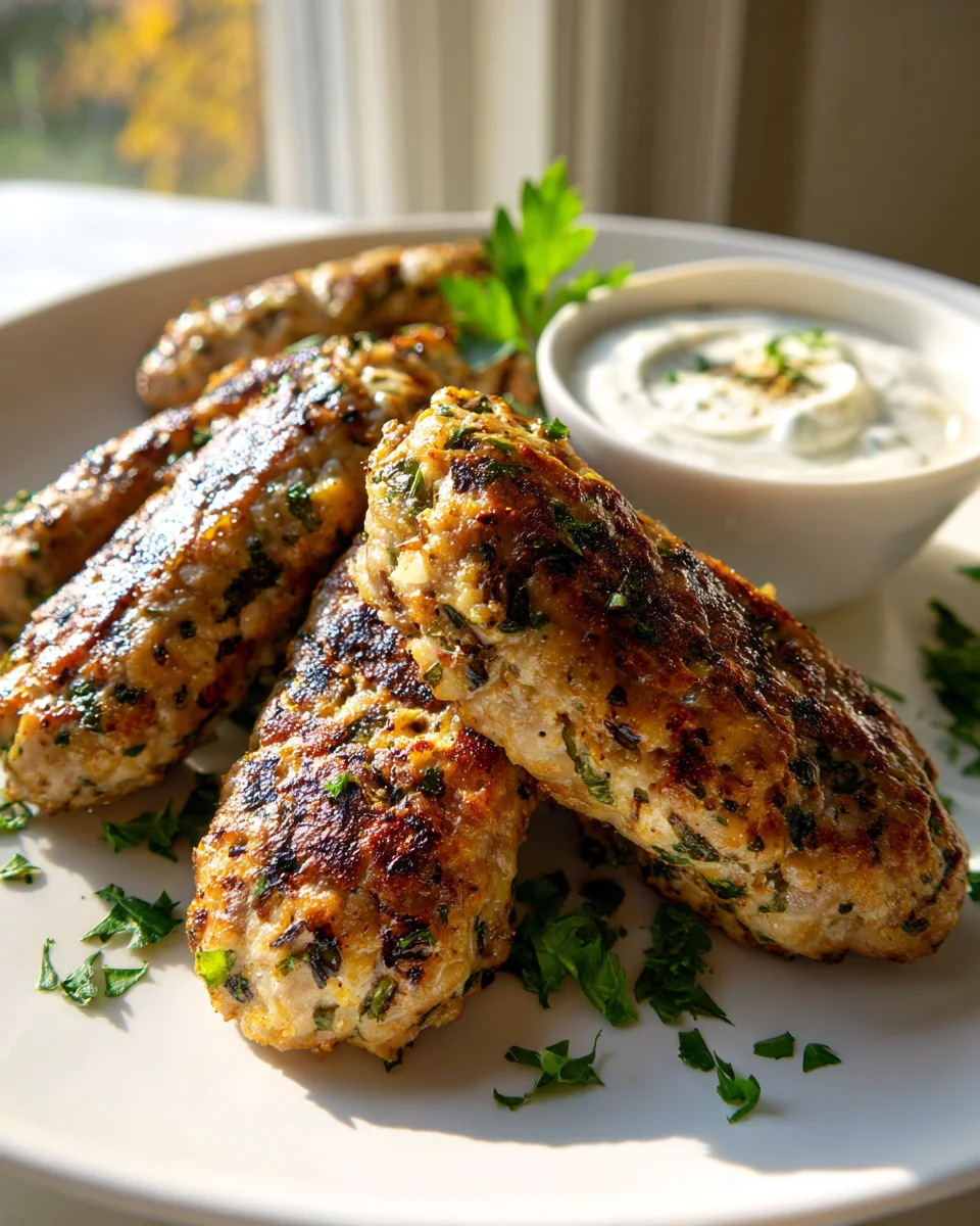 Must-Try Chicken Kofta with Garlic Yogurt Sauce Recipe