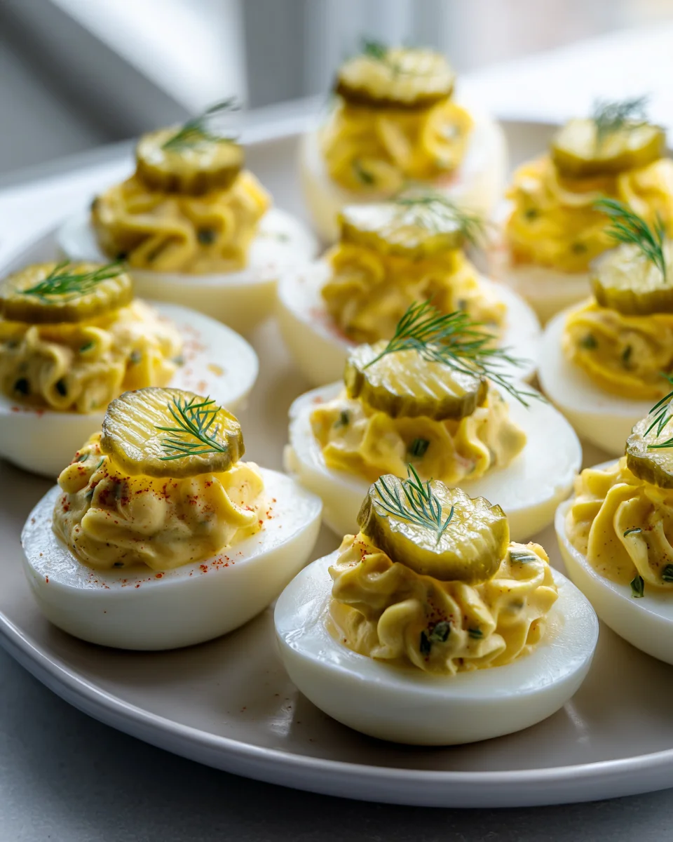 Best Dill Pickle Deviled Eggs Recipe – Tangy & Delicious!