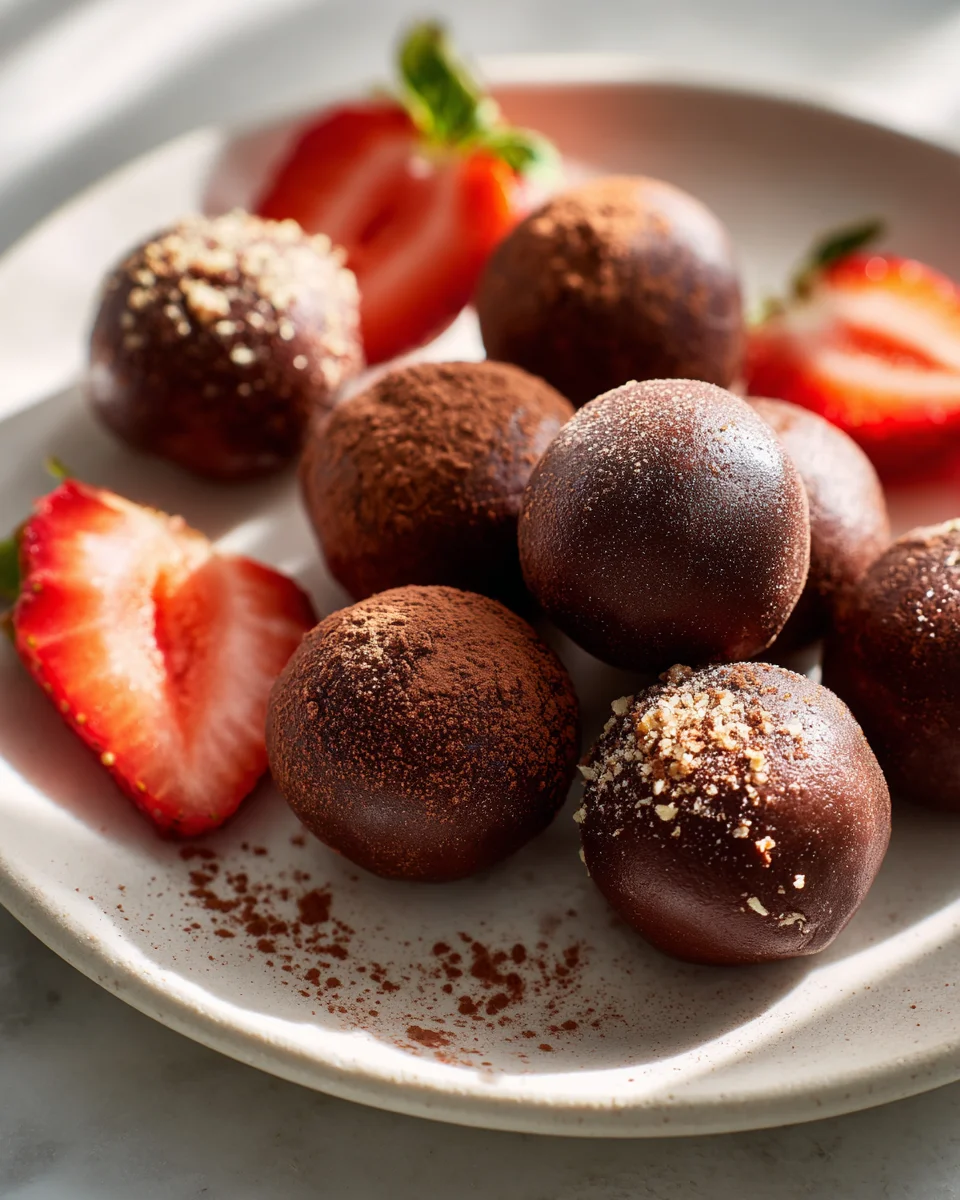Dark Chocolate Strawberry Truffles Recipe: Easy & Decadent