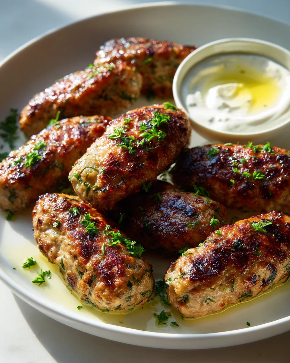 Must-Try Chicken Kofta with Garlic Yogurt Sauce Recipe