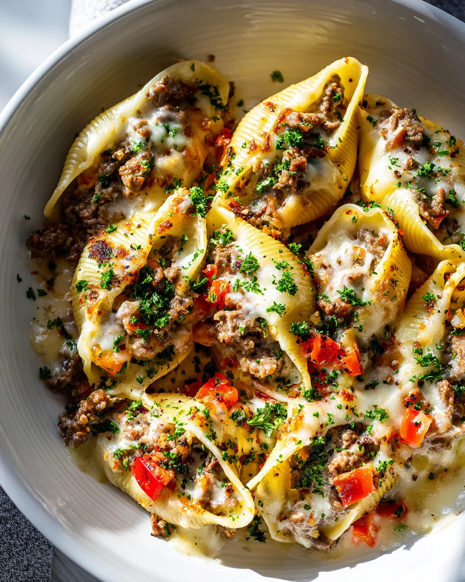 Philly Cheesesteak Stuffed Shells: Easy & Delicious Recipe!