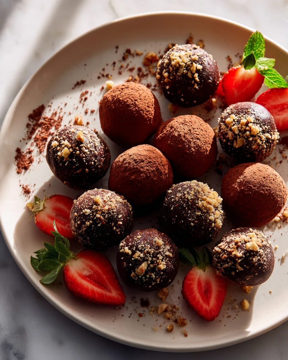 Dark Chocolate Strawberry Truffles Recipe: Easy & Decadent