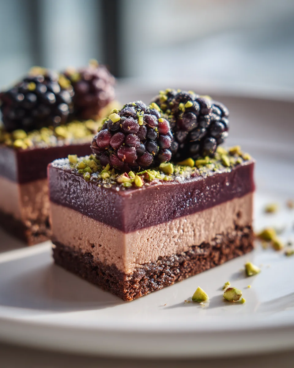 Blackberry Pistachio Dream Bars: A Sweet, Nutty Delight