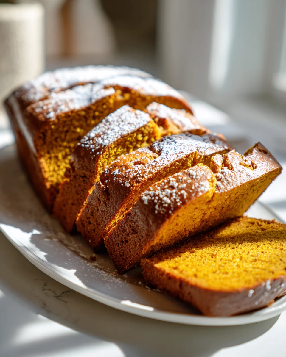 Bakery Style Pumpkin Bread: Perfect Slices, Easy Recipe!