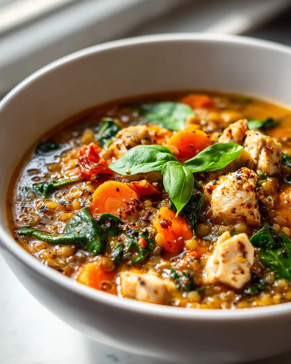 Easy Chicken Lentil Soup: Healthy, Hearty & Simple Recipe