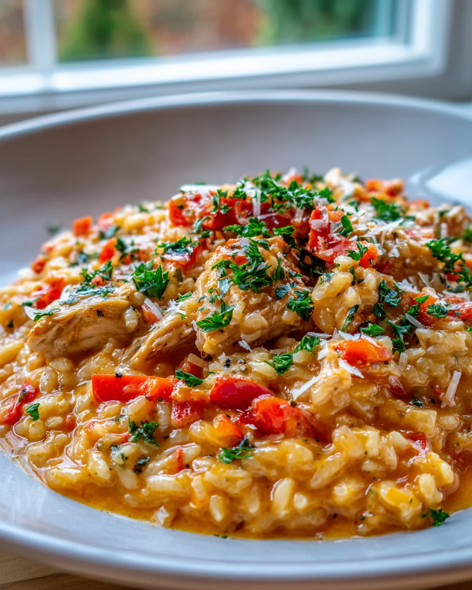 Delicious & Easy Red Pepper Risotto: Quick Weeknight Meal