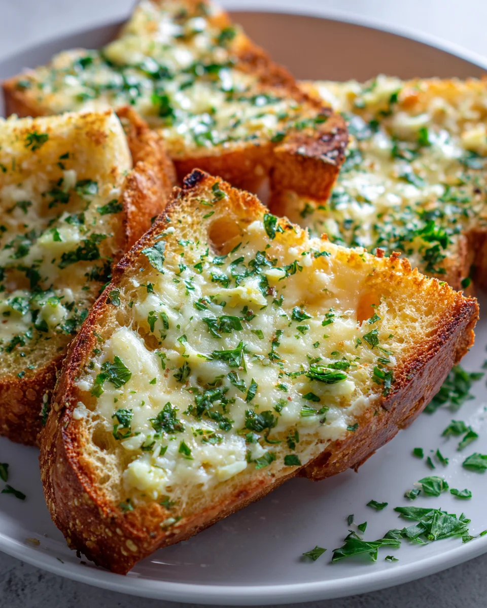 Cheesy Garlic Bread Recipe - Easy Oven Baked Perfection