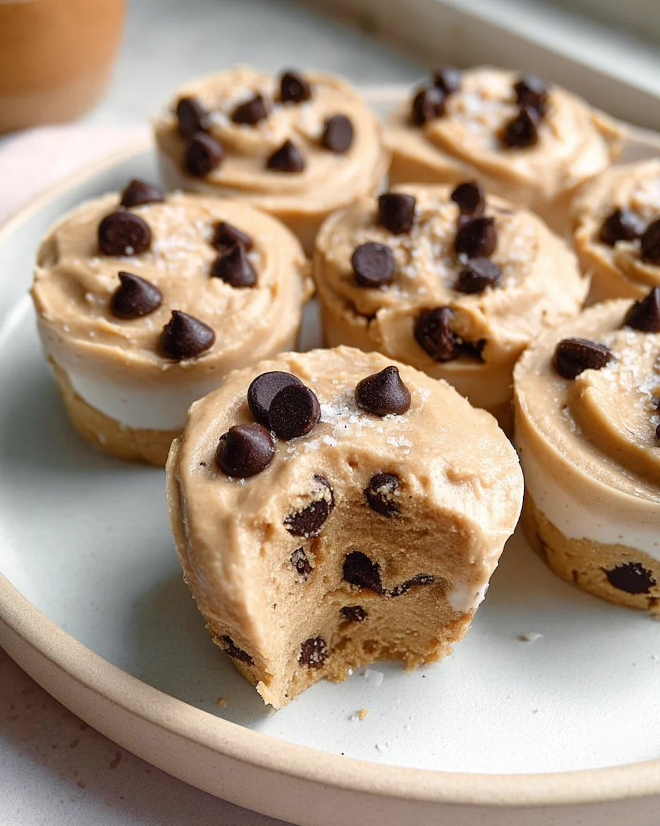Delicious High Protein Yogurt Cookie Dough Cups Recipe