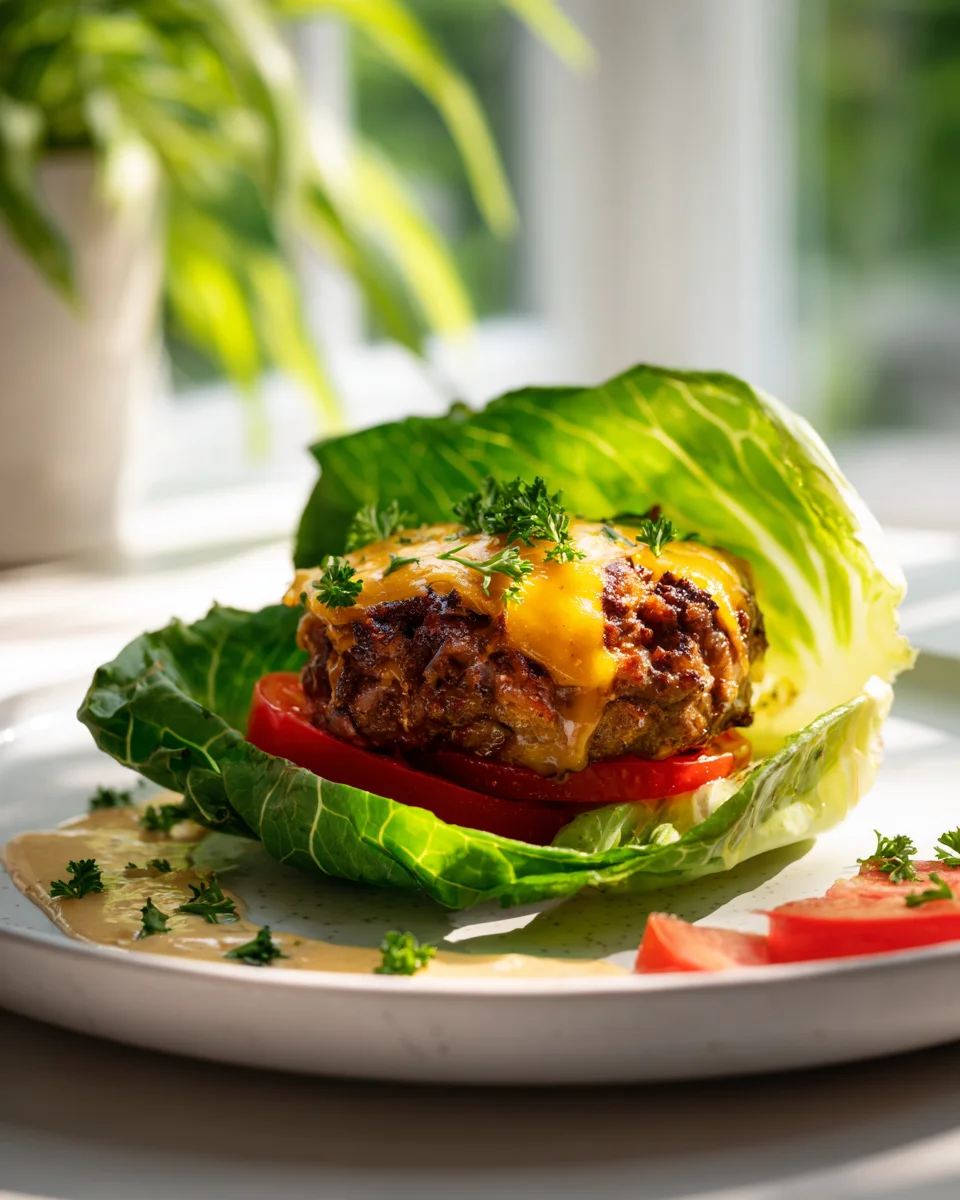 Healthy Cabbage Beef Burgers Baked to Perfection Recipe