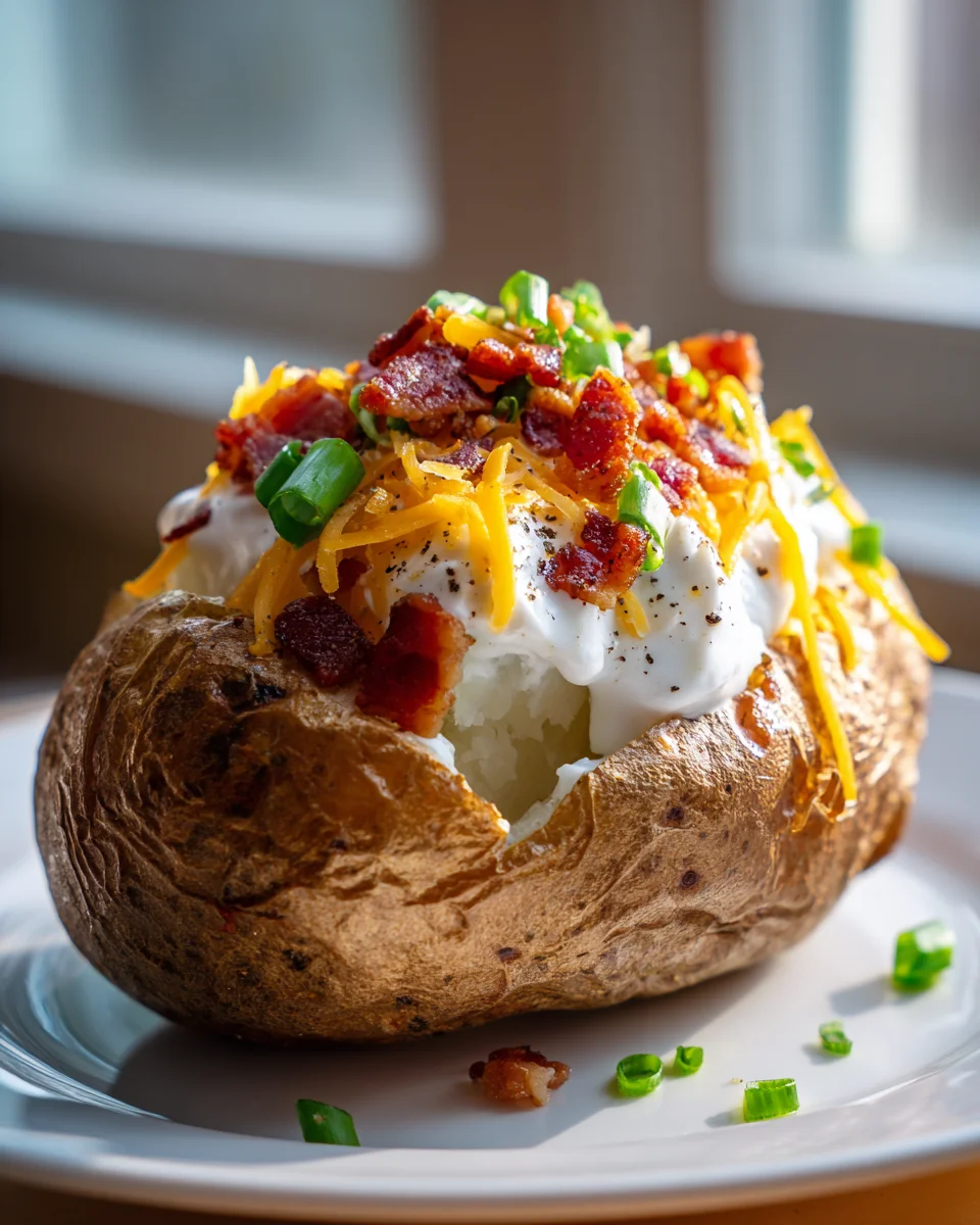 Air Fryer Loaded Baked Potatoes: Crispy, Easy & Delicious!