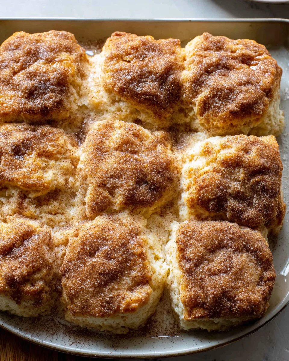 Melt-in-Your-Mouth Cinnamon Sugar Butter Swim Biscuits