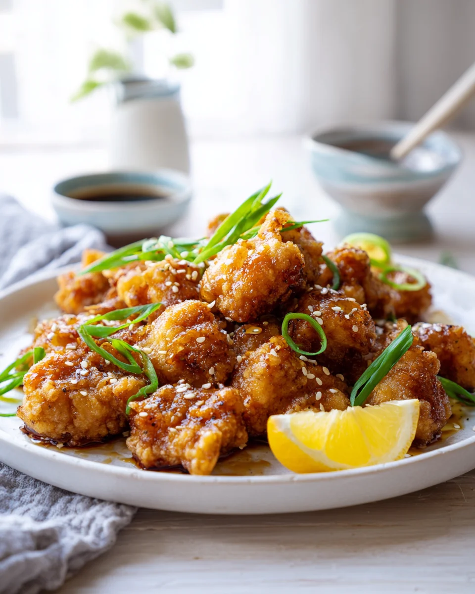 Crispy & Spicy Japanese Karaage: Fried Chicken Perfection
